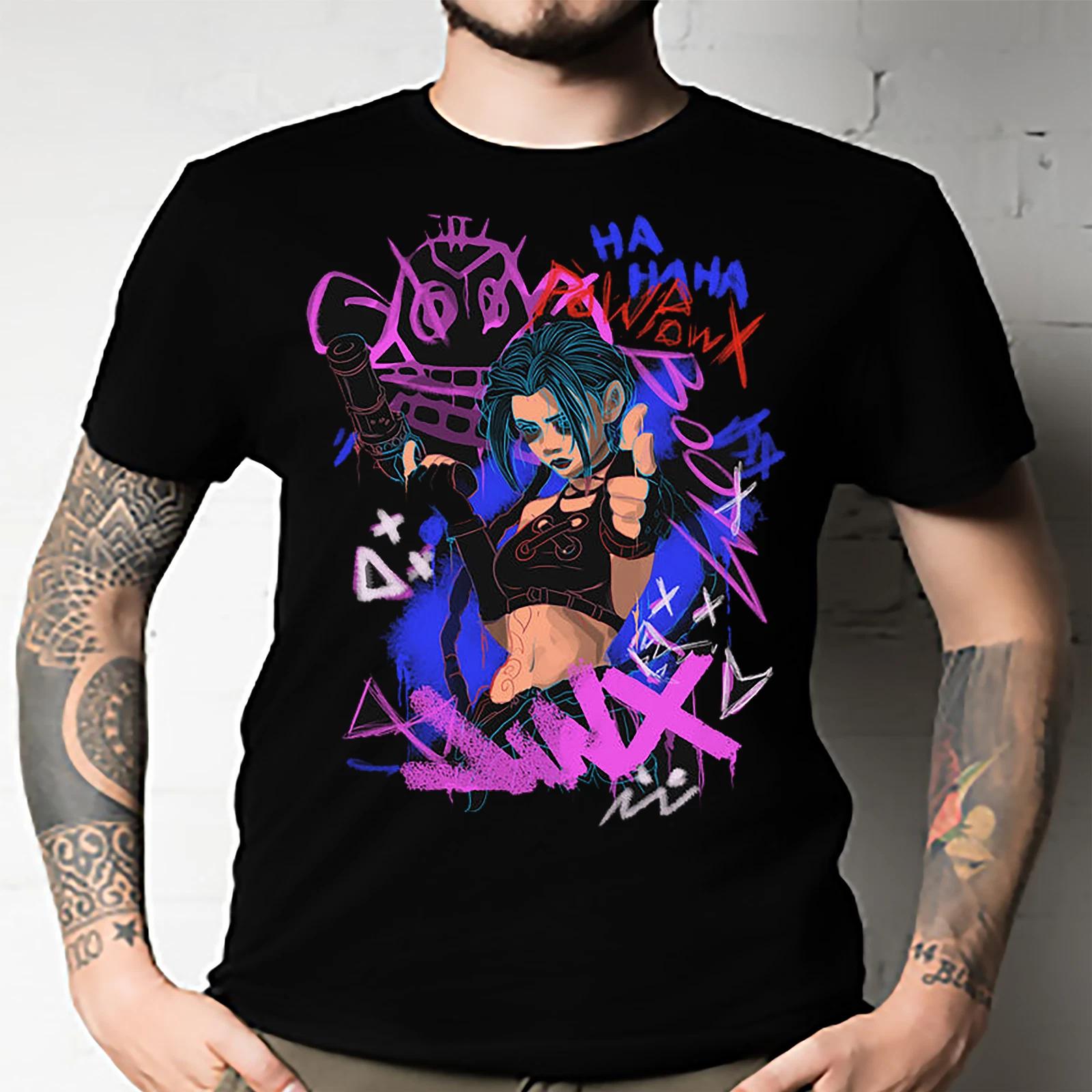 Men s and Women s T-shirts Jinx Arcane L