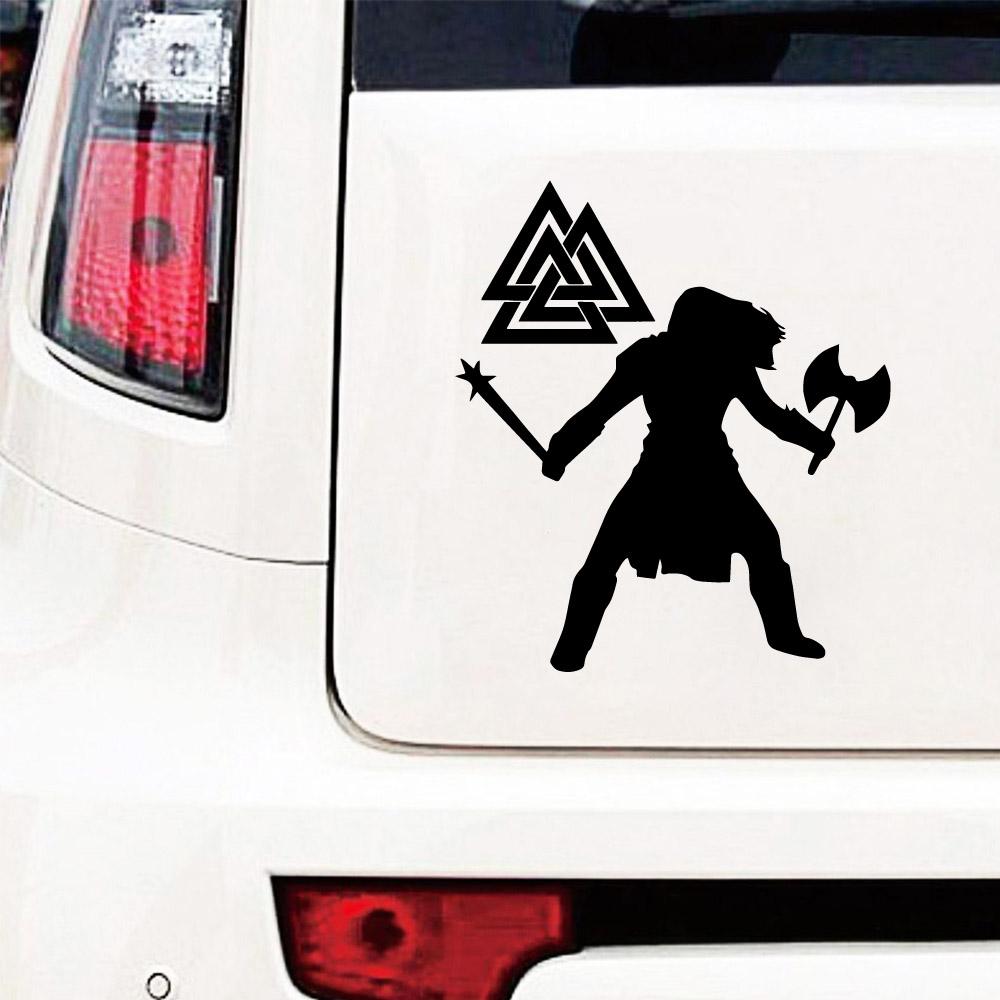 Free shipping Viking Rune Auto Sticker Creative Decorative Decals Car Door Handle Vinyl Body
