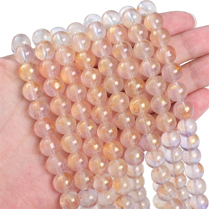 30/50 teile/beutel Glasperlen DIY Armband Halskette Ohrringe Schmuck Zubehör