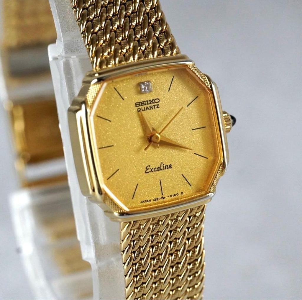[USED] SEIKO Exceline Women's Quartz Watch with 1 Stone