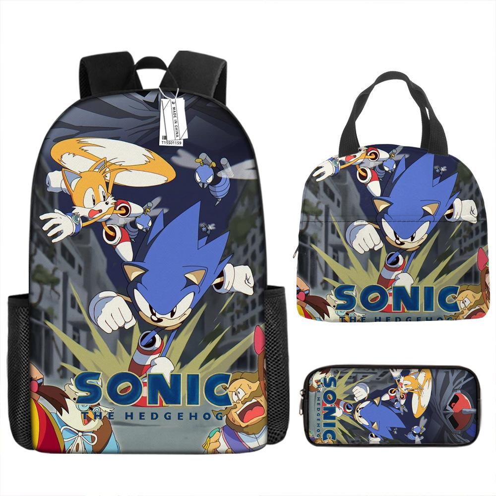 Backpack Trend Backpack Anime Large Capacity Elementary School Bag Lunch Bag