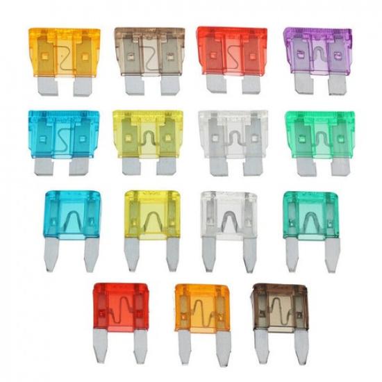 220pcs Car Truck Auto Blade Fuse Automobile Assortment Kit Box Set for Vehicles