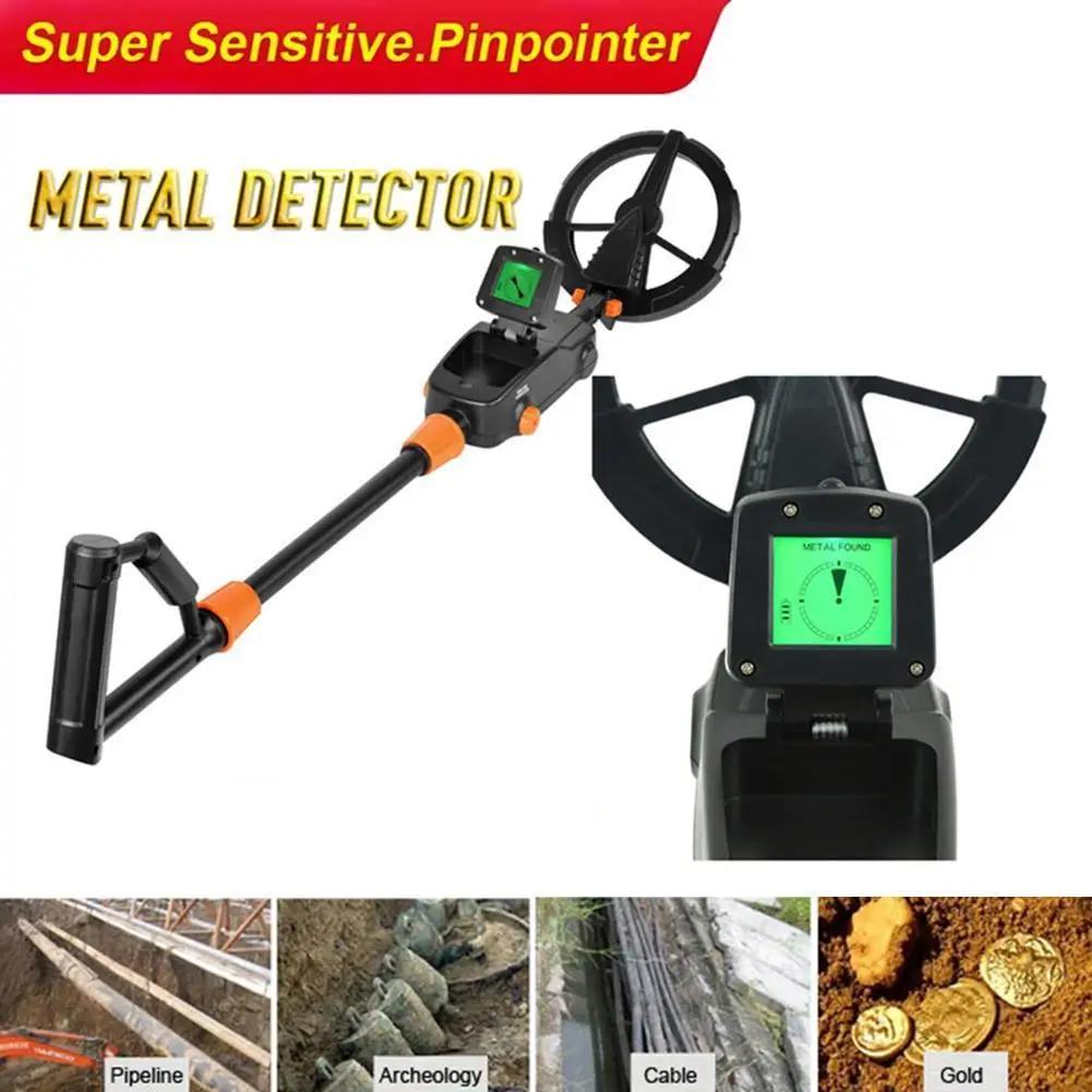 Metal Detector IP66 Waterproof Coins Positioning Device Underground Underwater Treasure Diving Device Multipurpose Metal Finder