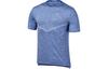 Running T Shirts Men's Blue Crew Neck Moderate Straight Fit CZ9185-482