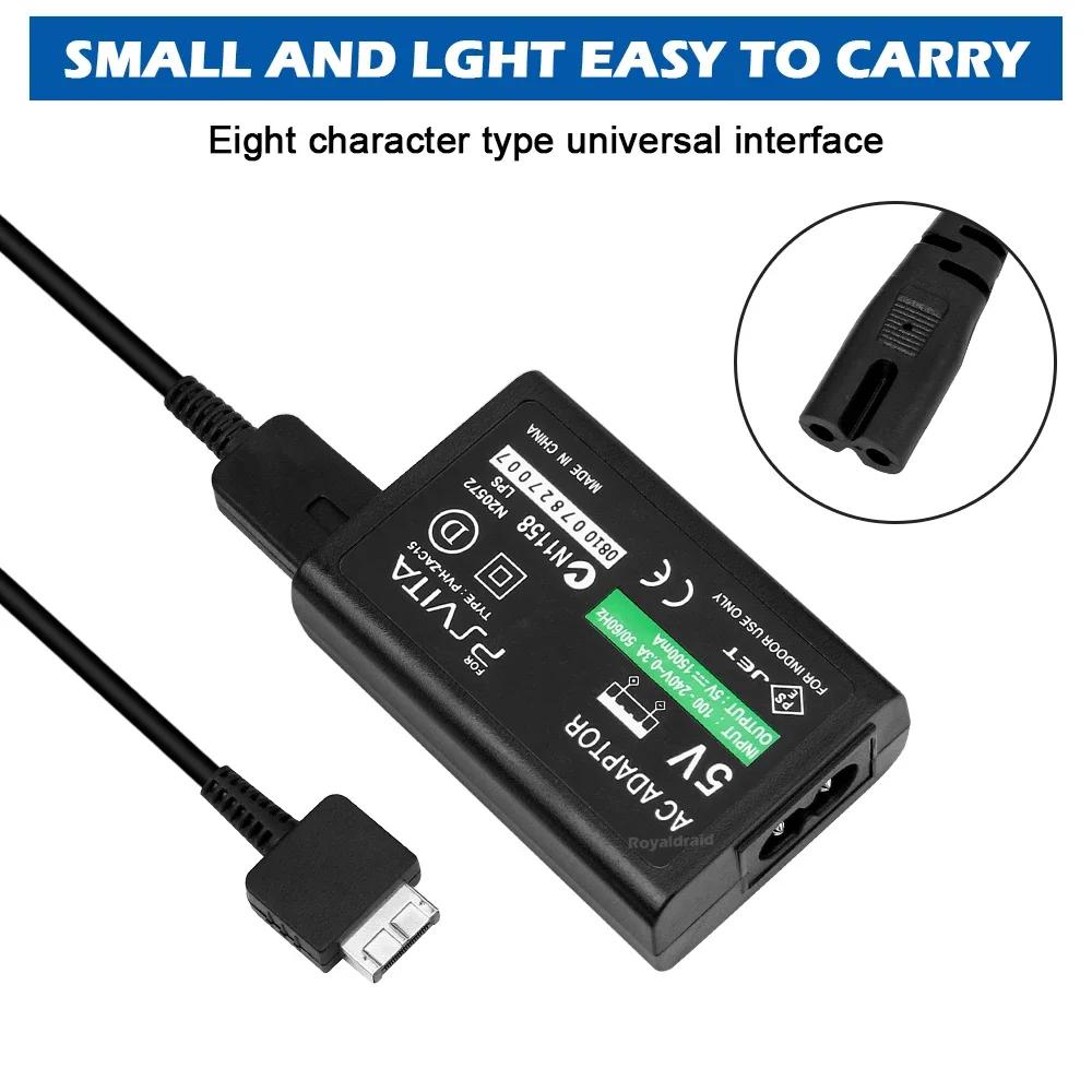 NEW EU US Plug Home Charger Power Supply 5V AC Adapter USB Charging Cable Cord For Playstation Psvita PS Vita PSV 1000 Game