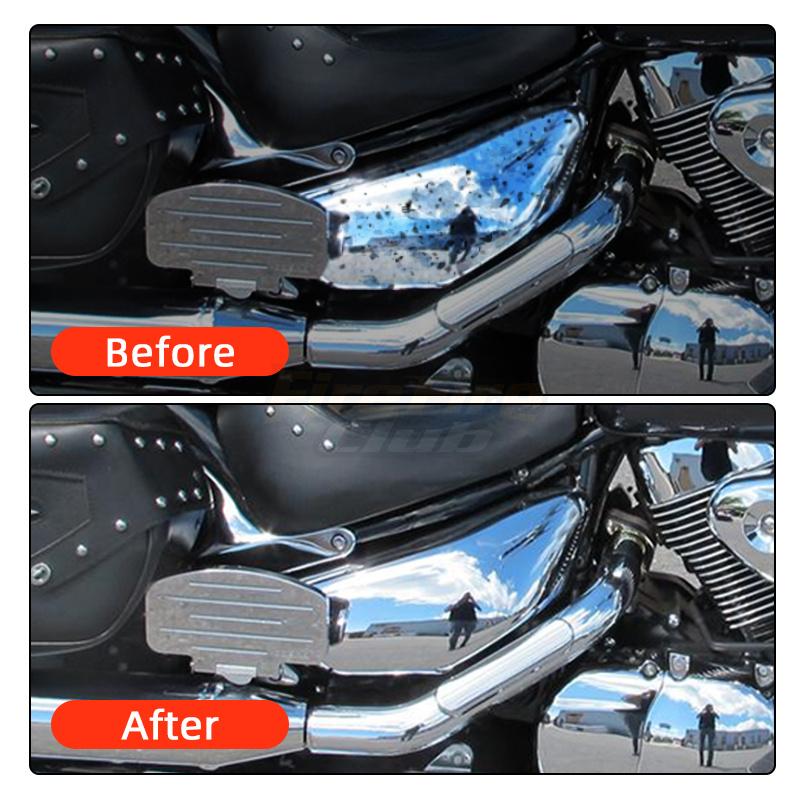 Motorradbatterie Seitenverkleidung Abdeckung Schutz Chrom Für Suzuki Boulevard Voluisa C50 VL400 VL800 2005-2017