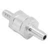 Non Return One Way Check Valve Aluminum Alloy Universal for Fuel Gasoline Oil Petrol Diesel Water8mm 0.32in