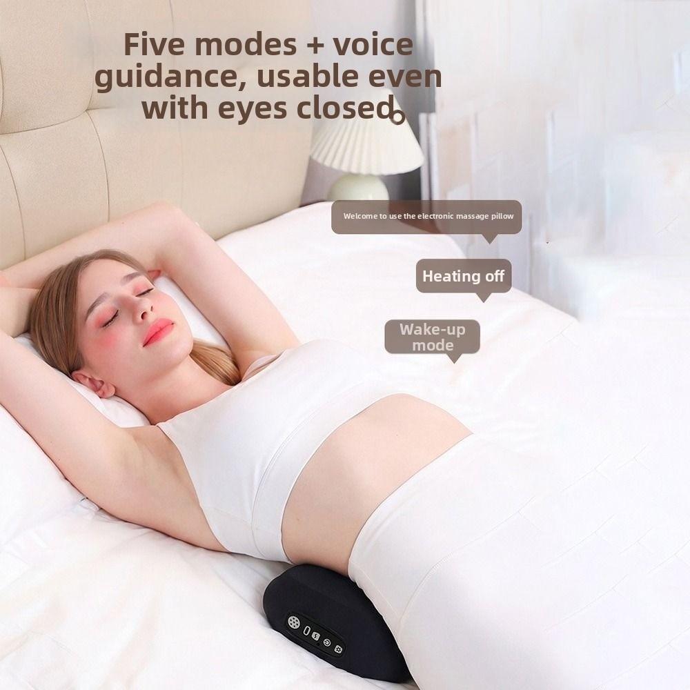 Hot Compress Electric Neck Massage Pillow Multifunctional Lumbar Support Massage Neck Relaxation