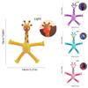 Langhals-Giraffe Stretch-Spielzeug mit Saugnapf und Leuchtfunktion
