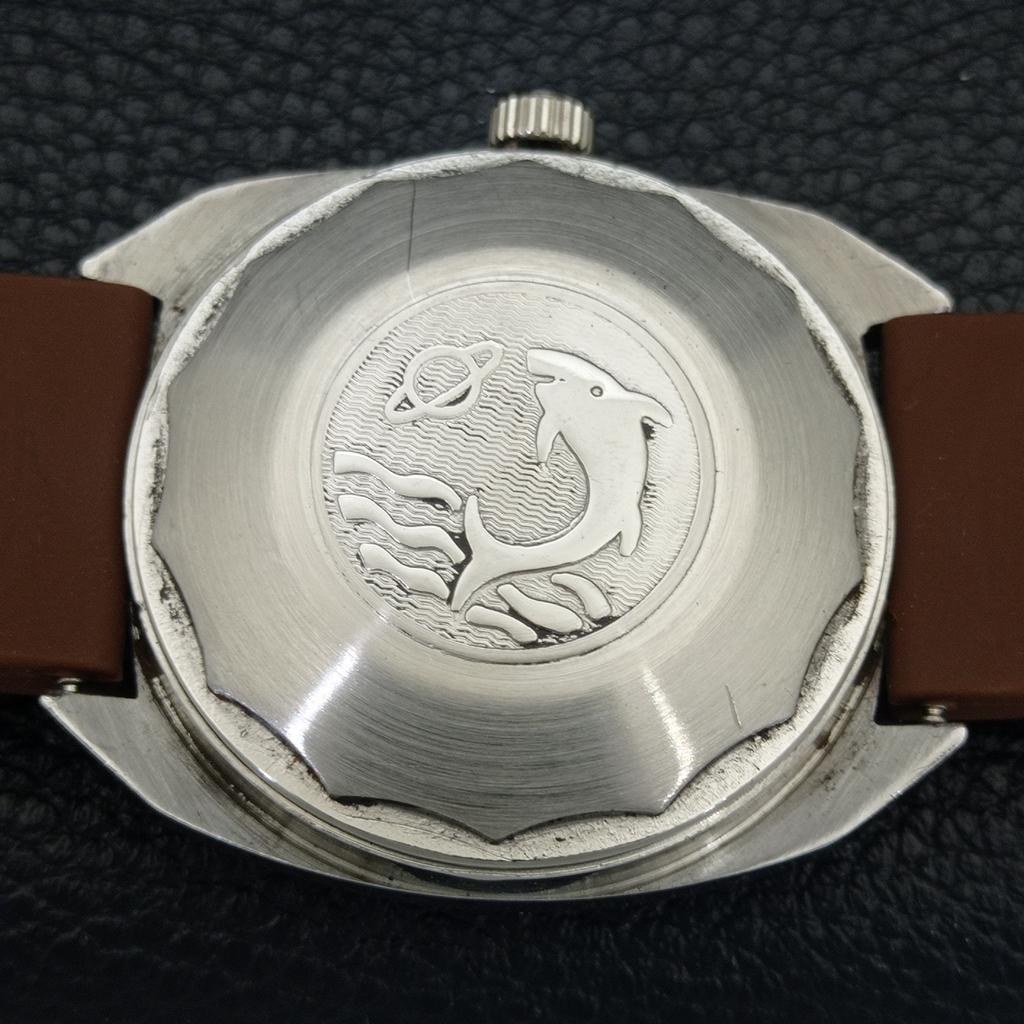 VINTAGE ENICAR AUTOMATIC SWISS MENS WHITE COLOR DIAL WATCH A700341-5 R202-a700341