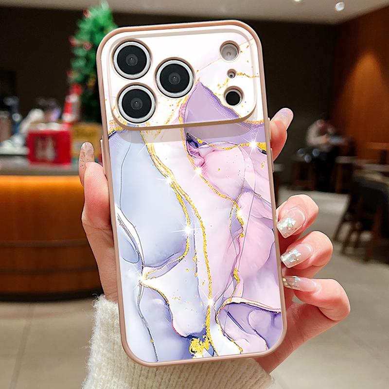 Sandstone Marble Pattern Case For iPhone 17 Pro Max Funda iPhone 16 15 14 13 Pro Max Magnetic For Magsafe Hybrid Slim Matte Cover