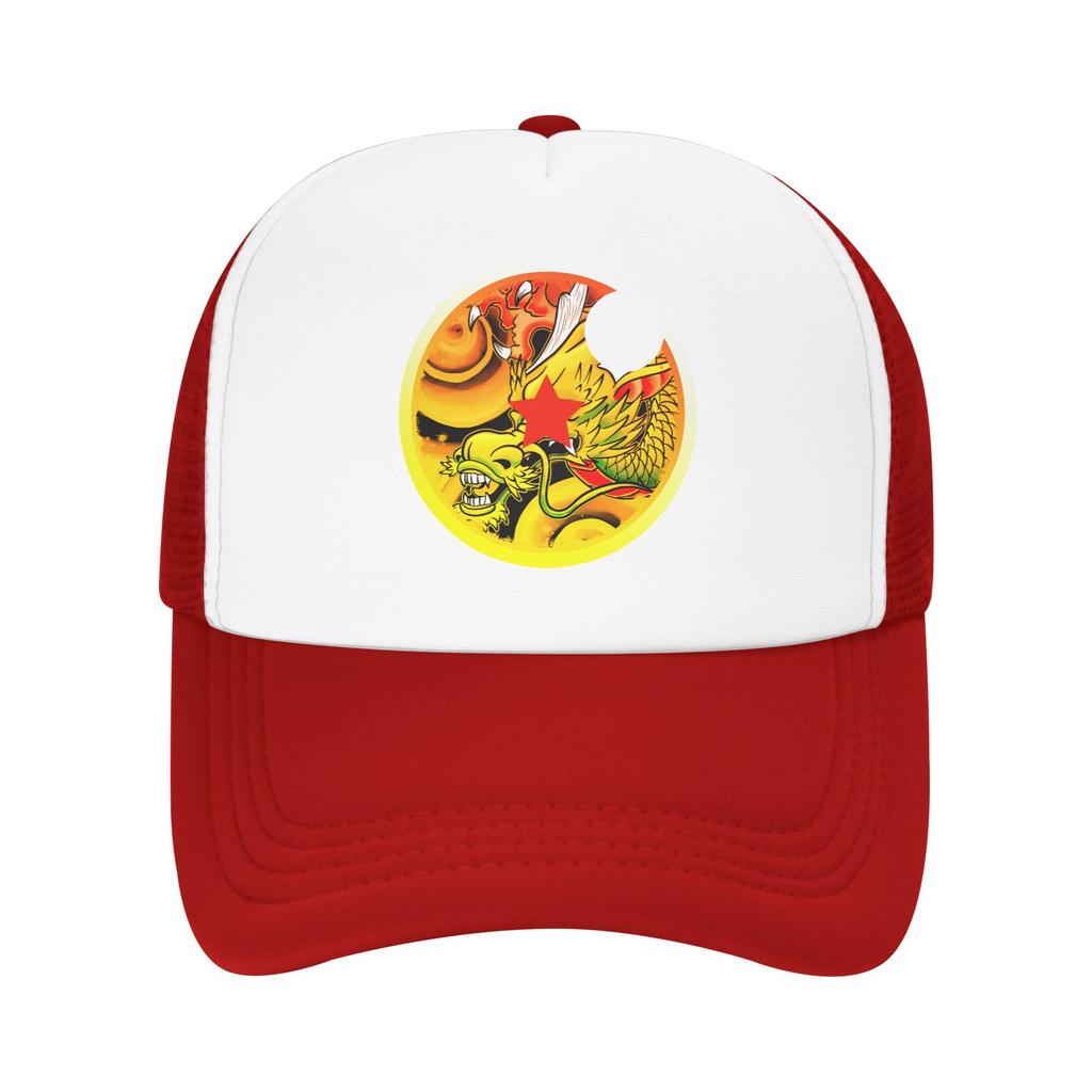Dragon Ball Z Mesh Baseball Caps Adult Outdoor Trucker Hat Dad Hat Adjustable Snapback Caps Racing Cap Washable Trucker Hat