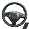 Hand Stitched Microfibre Leather Car Steering Wheel Cover For BMW E46 E39 330i 540i 525i 530i 330Ci M3 2001 2002 2003