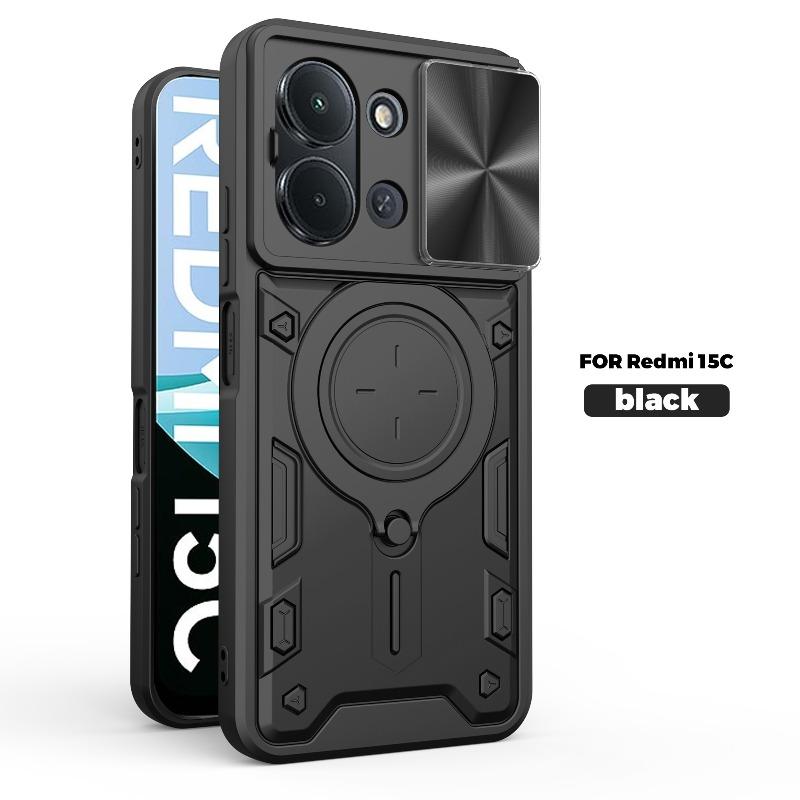 Slide Cover for Redmi 1C 173mm Magnetic Ring Stand Holder Cover for Redmi 1 C 171mm Lens Camera Protection Shockproof Bumper
