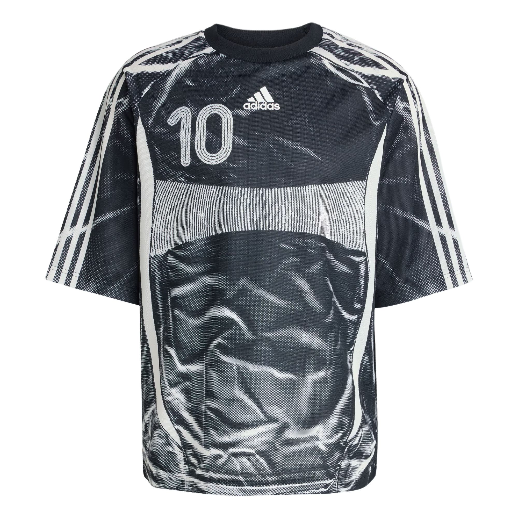 Adidas SS25 Adilenium Teamgeist Printed Loose Fit Classic Short Sleeve Football Shirt Men Tops KF8522 M