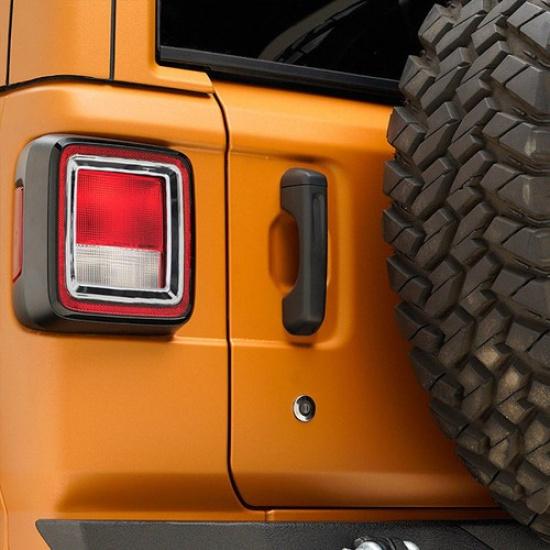 Taillight Light Lamp Guards Cover Trim Frame for Jeep Wrangler JL Sahara 2018+