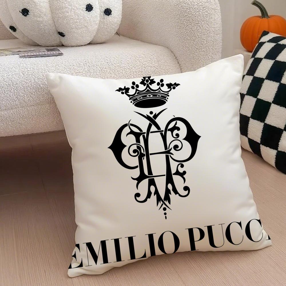 fashion vibrant EEEmilio Pucci Cushion Cover Throw Pillow Cover Hidden Button Durable Polyester Chair Cushion