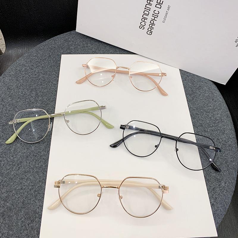 Transparent Round Computer Glasses Frame Women Men Anti Blue Light Circular Eyewear Blocking Optical Spectacle Eyeglasses