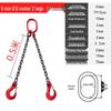 Complete Lifting Chain Sling with Hooks for Mining and Rigging