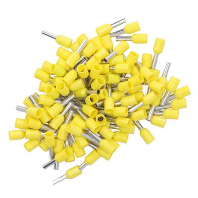 100 Adet E2508 İğne Boru Ucu Soğuk Pres Bakır Tel Sıkma Konnektörü Elektrik Bağlantı Terminali