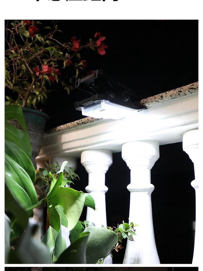 Automatic Solar Wall Light with Motion Sensor for Outdoor Spaces