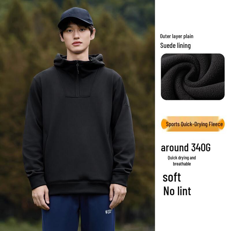 TuoLuzhe Men s Hooded Zipper Sweatshirt ALS311025L XXXL