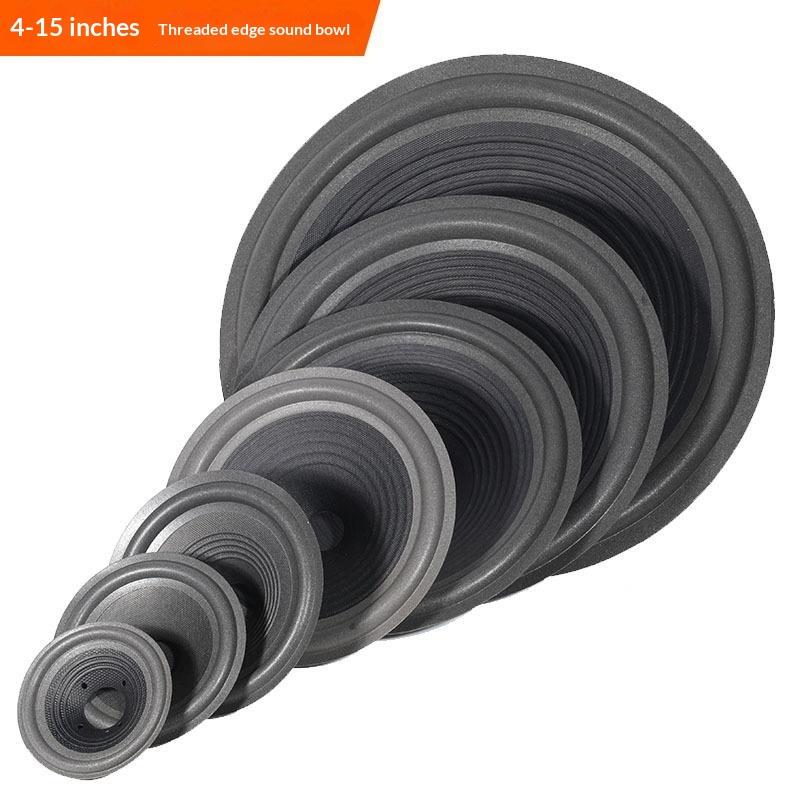 1 Pezzo Cono di Carta Woofer per Altoparlante 4/5/6.5/8/10/12 Pollici Kit di Riparazione Bobina Mobile con Sospensione in Schiuma Per Home Theater Studio Sistema Fai da Te