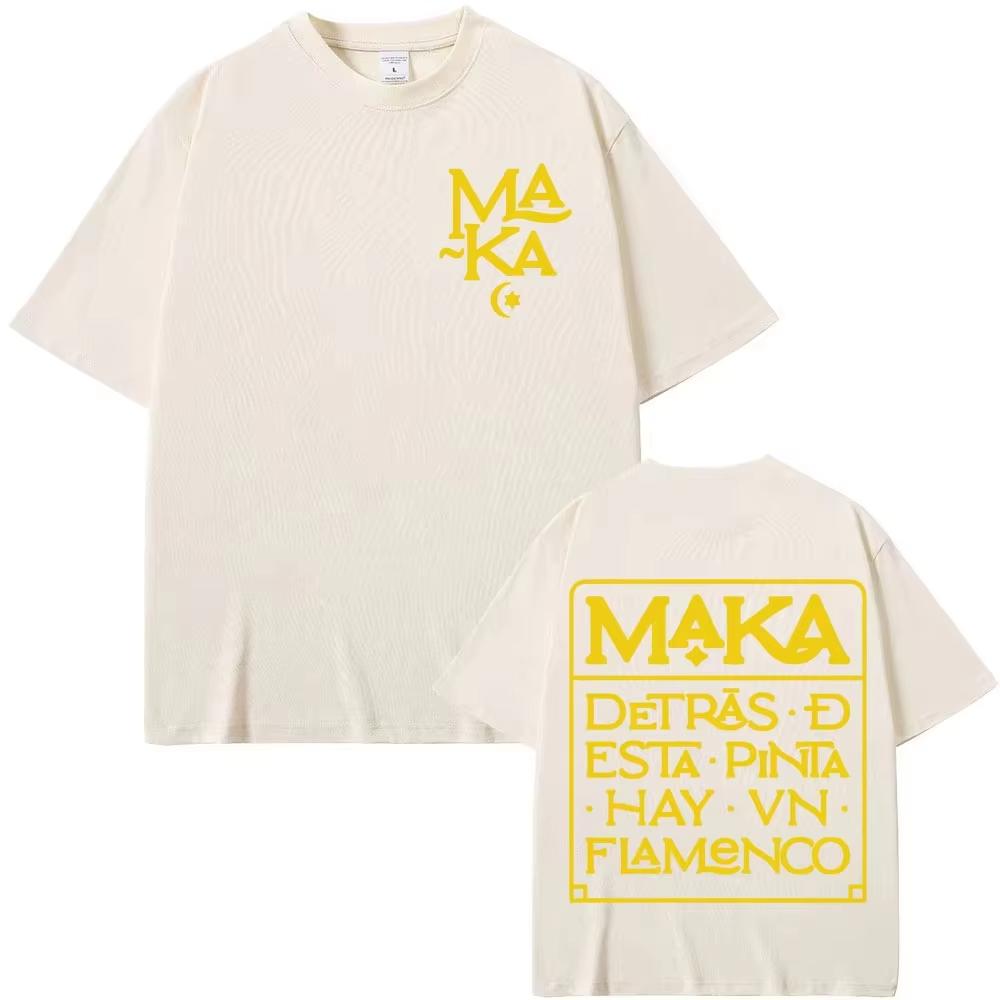 Rapper Maka Detras Desta Pinta Hay Vn Flamenco Graphic Print T Shirts Men Women Fashion Casual pure Cotton Short Sleeve Top