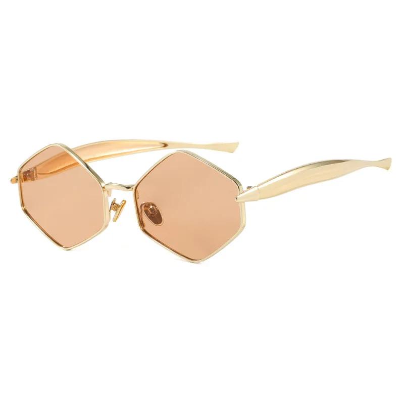 New Retro Rhombus Sunglasses Luxury Unisex UV Resistant Glasses for Beach Street Photography Fashion Designer Lenses