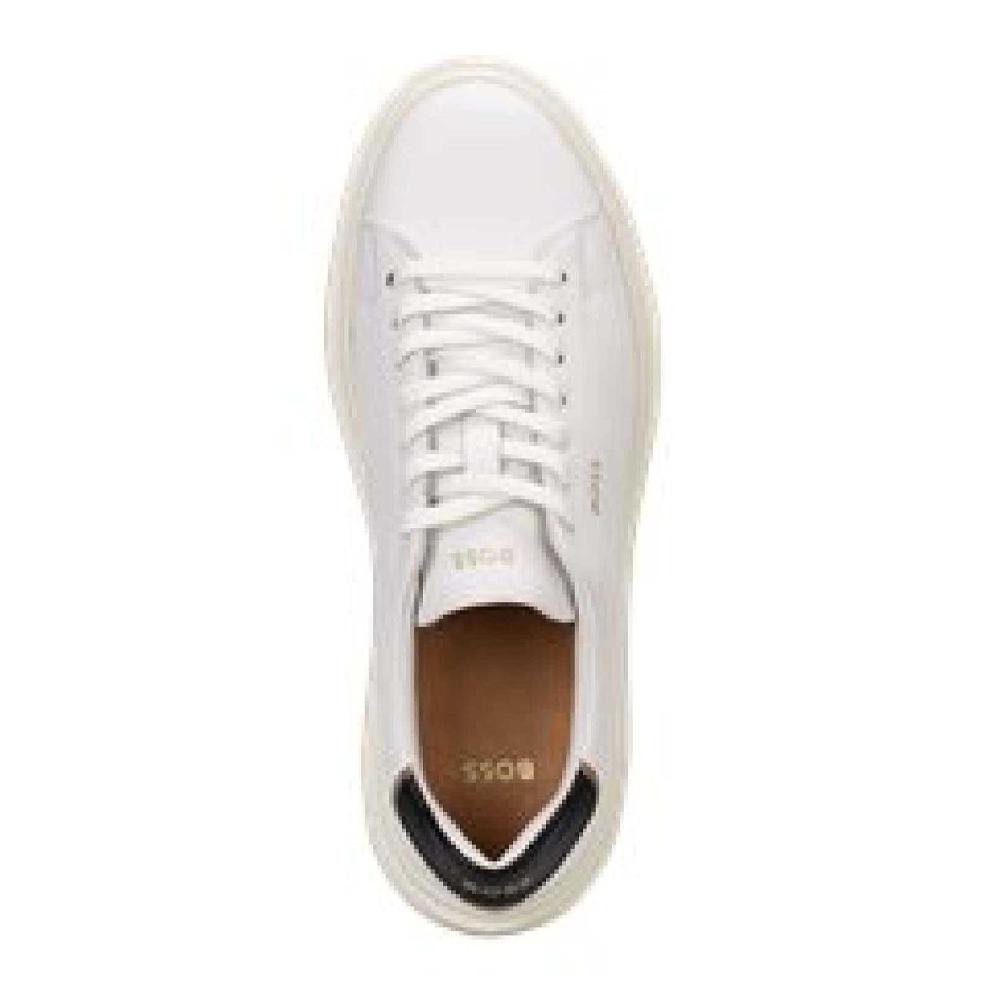 Boss Womens/Ladies Amber Logo Leather Trainers