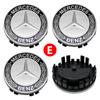Benz Car 75mm Car Floating Wheel Center Hub Caps Cover for Mercedes Benz B/C/E/S Class A Class C200L GLC GLK CLA Accessories. CI1