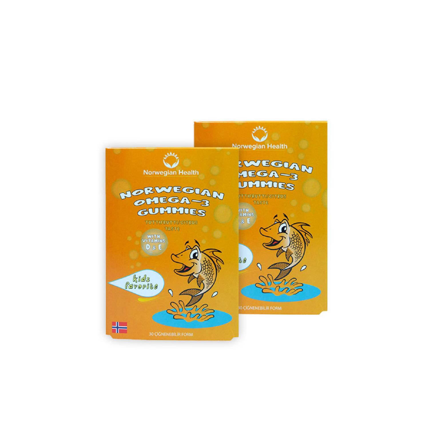 

Child Holding Frutti Flavored Omega-3 Gummies 30 Capsulel X 2