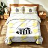 Santos Futebol Clube (5) 3pc Set Suitable for Master Bedrooms Soft and Comfortable an Ideal Gift for Family and Friends Includes One Duvet Cover and T