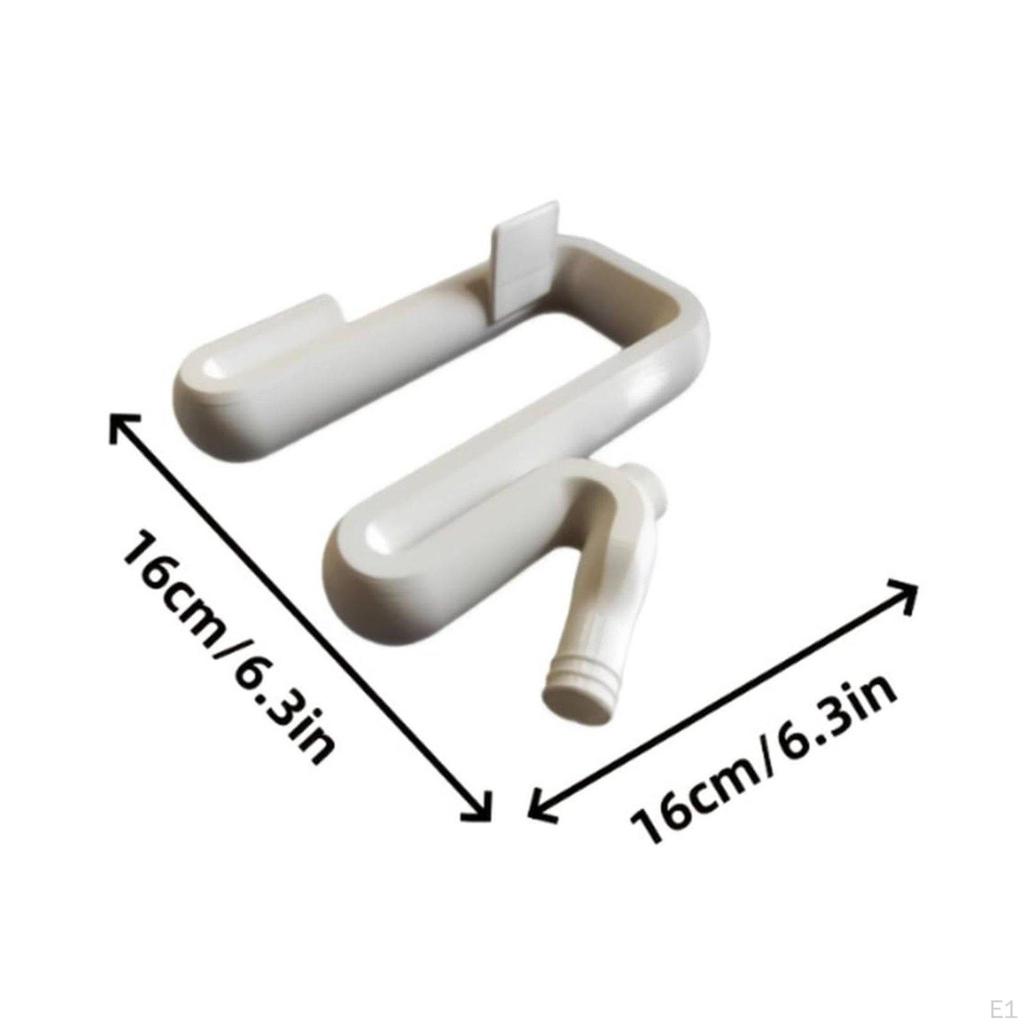 3D Printed Overflow Tube Easy To Install NoHole Pipe for Bucket Black