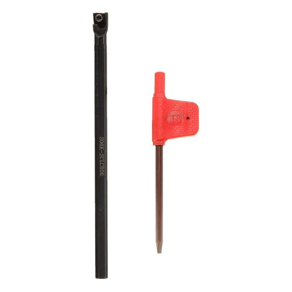 Carbide Turning Tool Lathe Boring Bar & CCMT060204-HM Insert For Machining Steel