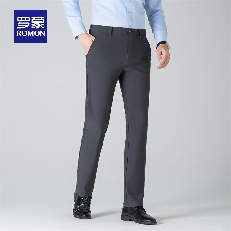 ROMON Men's Four-Way Stretch Winter Warm Casual Pants