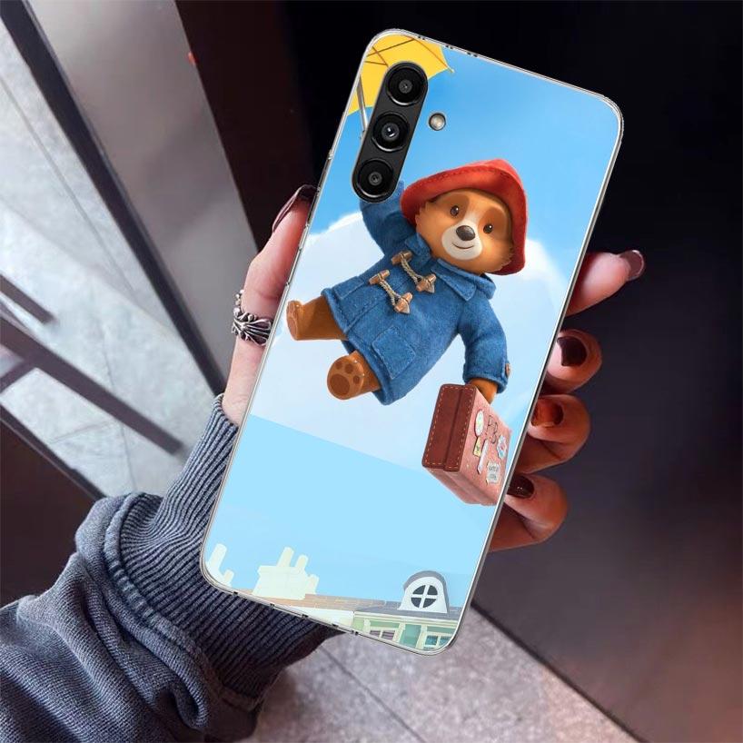 Cute P-PaddingtonS Bear Phone Case For Samsung Galaxy A17 A16 A15 A14 A13 A57 A56 A55 A54 A53 A37 A36 A35 A34 A33 A26 A25 A24 A2