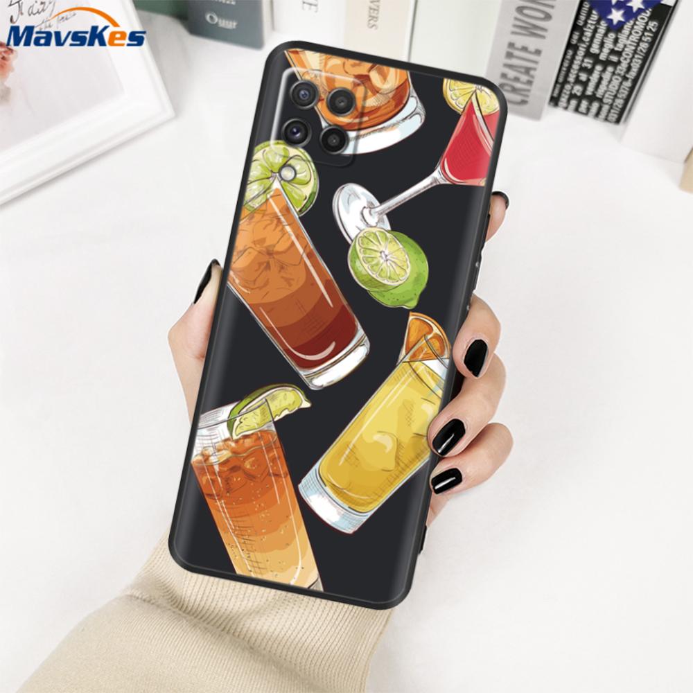 For Samsung Galaxy M22 Case SM-M225FV Black Bumper Soft TPU Cover For Samsung M32 4G M325FV Case Silicone M 22 M 32 Fundas Cute