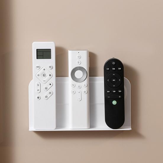 Remote Control Rack Sockets Routers Wall Mounted Organizer No Drilling Adhesive Installation Magnetic Remotes Holder