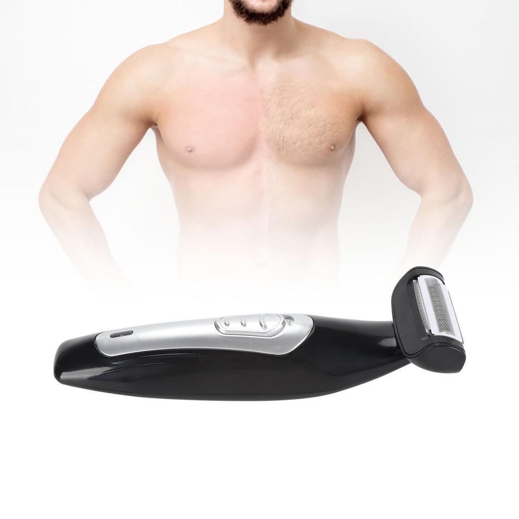 Back Trimmer for Men Extreme Reach Removable Handle Power Burst Wet Dry Use Men Back Groomer Back Trimmer for Men