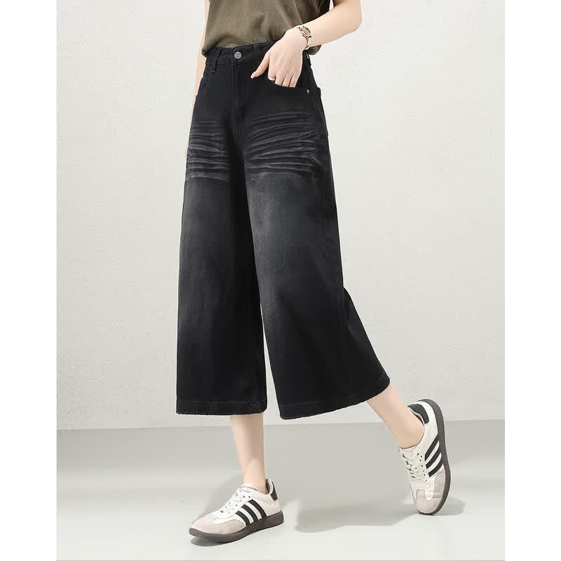 TERRE BLEUE Women s Cropped Denim Jeans S