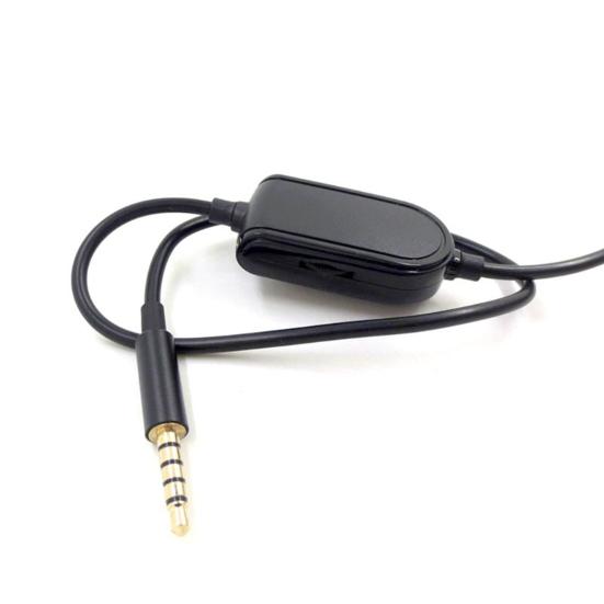 3.5mm Audio Cable Volume Control Headset Splitter Male To Male Audio Cord Wire for Astro A10 A40 A30