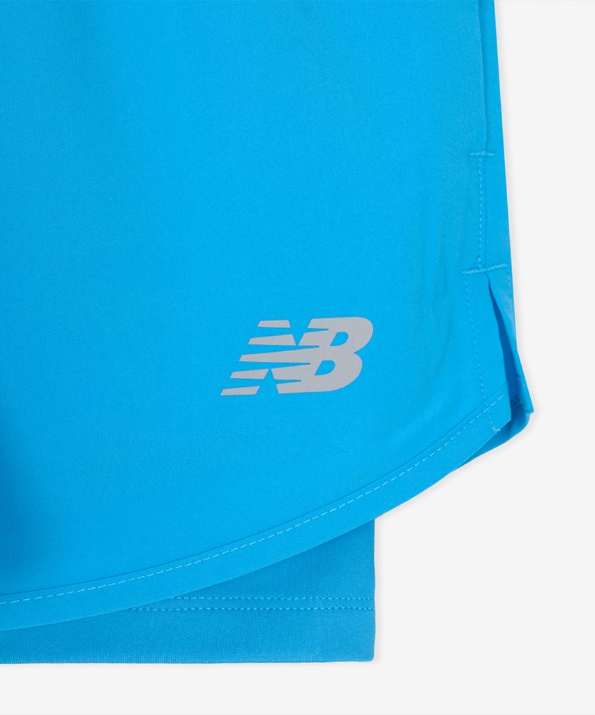 Nyuballanseu Nbnvg36112 / Women Sports Essentials 2-In-1 Shorts 3-Inch (Light Blue)