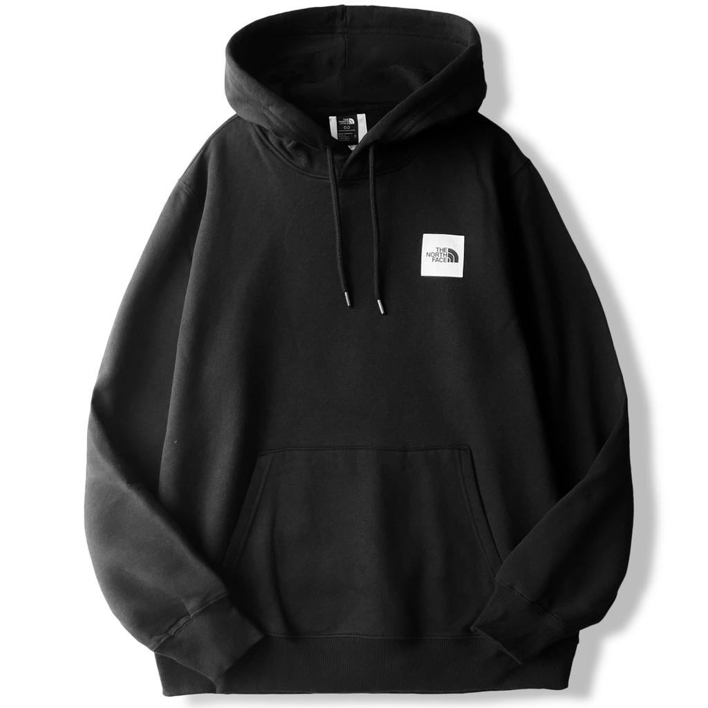 The North Face Brand Proud TNF Size with Back Print and Fleece Men's Hoodie, Black, XS, Lining.