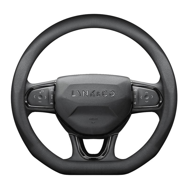 Lynk&Co Genuine Leather Steering Wheel Cover - Universal for Models 01, 02, 03, 05, 06, Suitable for All Seasons