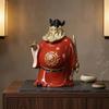 Feng Shui Figurine Trim Statue Traditional Chinese Style Brass Deity