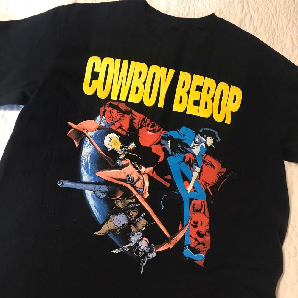 Ковбой Бибоп Футболка Унисекс Хлопковая Футболка Все Размеры от S до 4XL NN683 Унисекс Футболка S