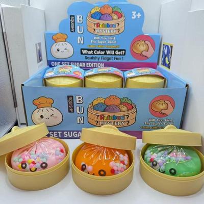 Bubble Bead Steamed Bun Steamer Liquid Colors Random Soft Feel Decoration Gift Beautiful Desktop Sensory Toy