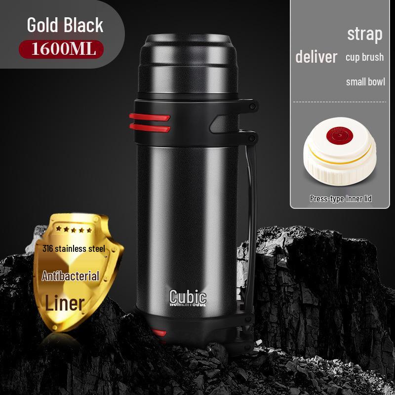Large Capacity Stainless Steel Thermal Mug for Outdoor and Car Travel