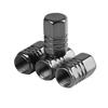 SowKow Capuchons de Valve d'Air Ensemble Gunmetal Lot de 4 Voiture Moto